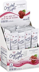 Crystal Light Raspberry Ice Drink Mix (30 On the Go Packets)