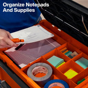 KLEIN TOOLS Tray Top / Orange/Stainless Steel / 1 Tool Boxes