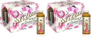 AriZona Diet Green Tea with Ginseng - 16 Fl Oz (24 Pack)