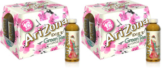 Diet Green Tea with Ginseng - 16 Fl Oz (24 Pack) by AriZona – 16 Fl Oz (Pack of 24), Pack of 24