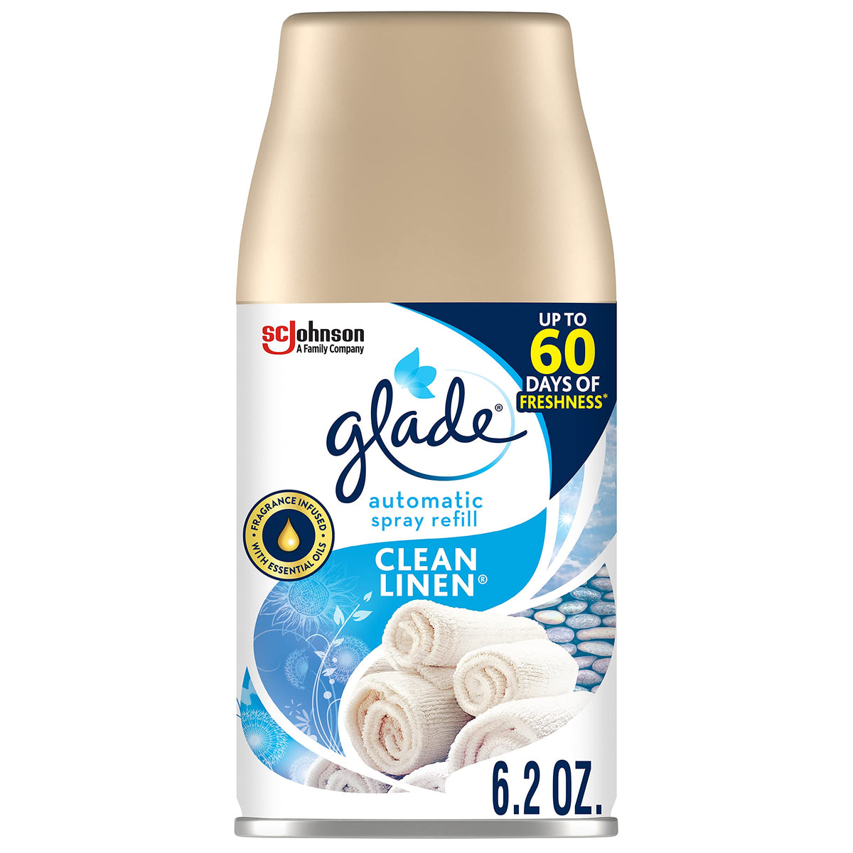 AC1150, 6.2 Ounce (Pack of 8) by Glade – 6.2 Ounce (Pack of 8), Blue, Pack of 8, Model 616415