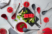 Silicone 12 Inch Slotted Spoon by Cuisipro – 12 Inch, Silicone, Red, Model 7112508