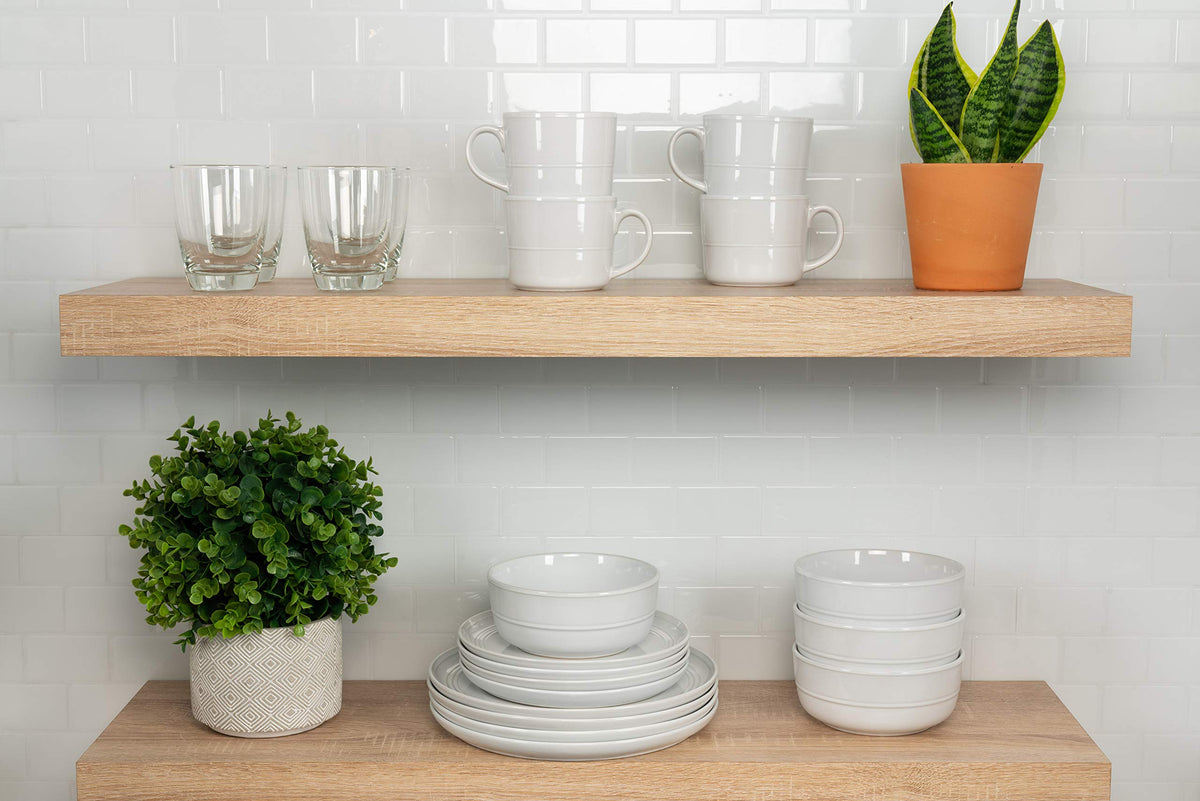 10 Strawberry Street 16 Piece / White / 1 Dinnerware Sets