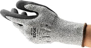 Ansell EDGE 48-706 Vend Pack Mechanical Protection Gloves - Size 6, Grey & Black (Case of 144)