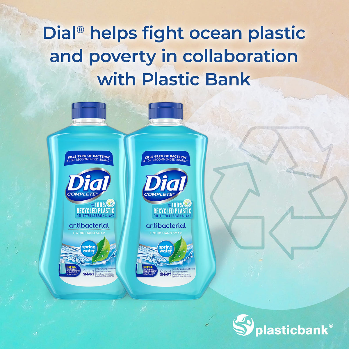 Dial 32 Fl Oz (Pack of 1) / Spring Water / White Hand Wash