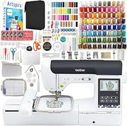 Brother SE2000 5" x 7" Combo Embroidery & Sewing Machine with 123 Spools and 200+ Accessories Bundle