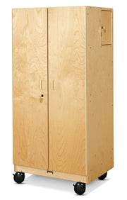 Hideaway Storage Mobile Cabinet by Jonti-Craft – Large, Acrylic, Beige, Model 5946JC