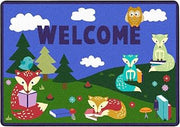 Joy Carpets Foxy Readers 2'8" x 3'11" Area Rug in Color Multi
