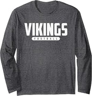 Curtis Vikings Football Long Sleeve T-Shirt