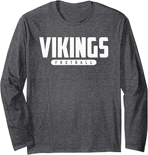 Curtis Vikings Football Long Sleeve T-Shirt