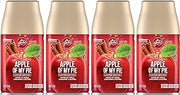Glade Automatic Spray Refill - Apple of My Pie - Holiday Collection 2020 - Net Wt. 6.2 OZ (175 g) Per Refill Can (Pack - 4)