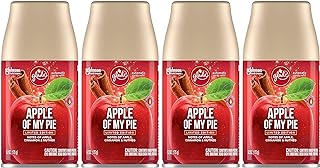Glade Automatic Spray Refill - Apple of My Pie - Holiday Collection 2020 - Net Wt. 6.2 OZ (175 g) Per Refill Can (Pack - 4)