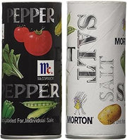 Morton Salt, Mccormick Pepper Pack, 5.25-ounce Shakers