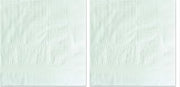 Hoffmaster 210130 Cellutex Tablecover, Tissue/Poly Lined, 54 in x 108", White (Case of 25 Tablecloths) (White, 2 Units)