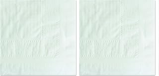 Hoffmaster 210130 Cellutex Tablecover, Tissue/Poly Lined, 54 in x 108", White (Case of 25 Tablecloths) (White, 2 Units)