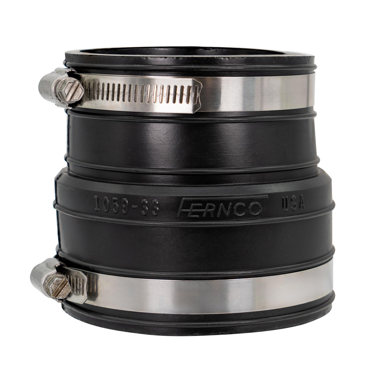 3 In. Flexible PVC Coupling - 1 Each by Fernco – 3 Inch, Polyvinyl Chloride, Black, Model P1059-33