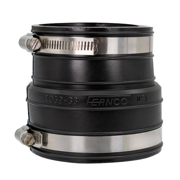 3 In. Flexible PVC Coupling - 1 Each by Fernco – 3 Inch, Polyvinyl Chloride, Black, Model P1059-33
