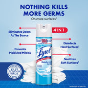 Disinfectant Spray by Lysol – 19 Fl Oz (Pack of 4), Pack of 4