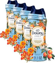 Downy Boutique Botanicals In Wash Laundry Scent Booster Beads, Boutique Fragrances inspired by the Artistry of Nature, CITREA Scent, 21.1 Ounce (Pack of 4)