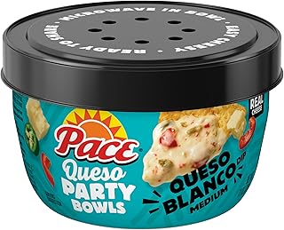 Pace Queso Blanco Dip, Cheese Dip, 11 oz Microwavable Bowl
