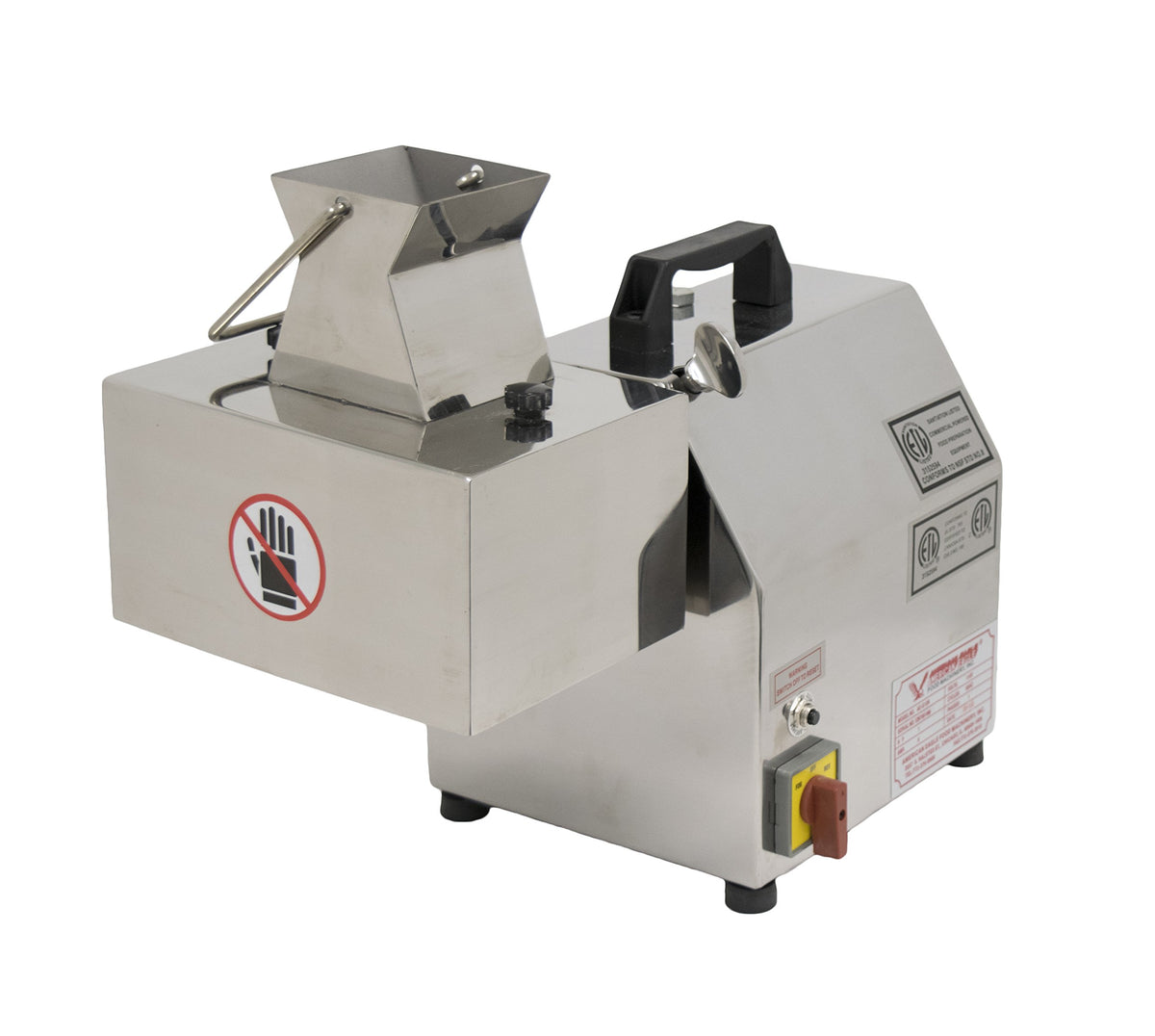 1 hp Electric Meat Cutter Kit 3/16" Output Stainless Steel by American Eagle Food Machinery – 3/16", Plastic, Stainless Steel, Model AE-MC12N-3/16-K