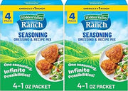 Hidden Valley Original Ranch Seasoning, Dressing and Recipe Mix, 1 Ounce Each, 4 Count (Package May Vary) (Pack of 2)