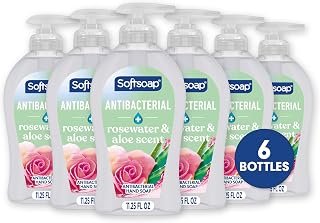 Softsoap Antibacterial Hand Soap, Rosewater & Aloe Scent, 11.25 oz (6 Pack)