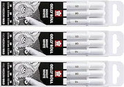 Sakura Gelly Roll White gel pens White assorted sizes, 05 Fine / 08 Medium / 10 Bold - 9 pen bundle