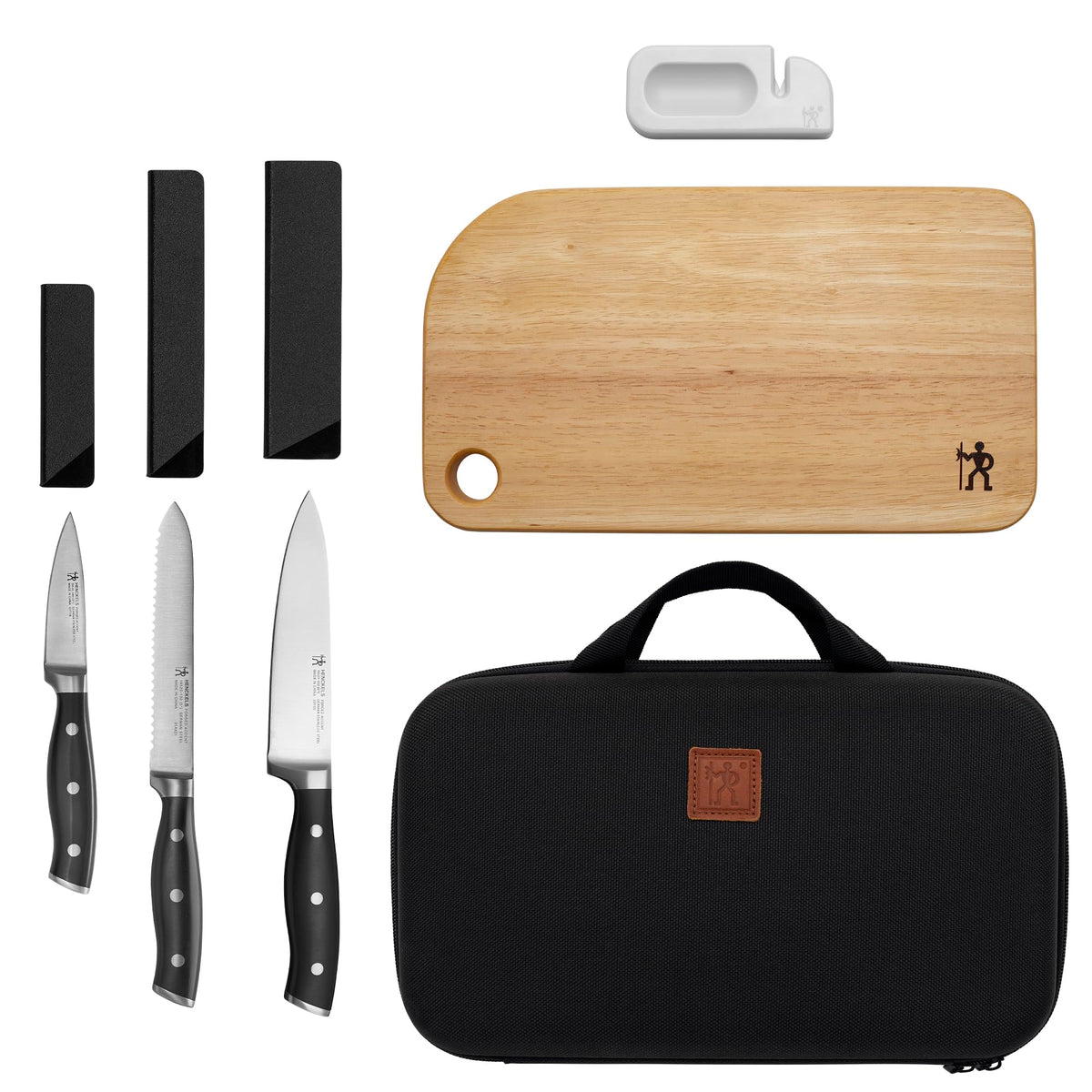 Forged Accent 6-pc Travel Knife Set by HENCKELS – 6-pc, Stainless Steel, Black, Pack of 6, Model 1025282