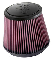 High-Flow Original Lifetime Universal Clamp-On Air Filter: High Performance by K&N – 6 In, Rubber, Model RU-5173