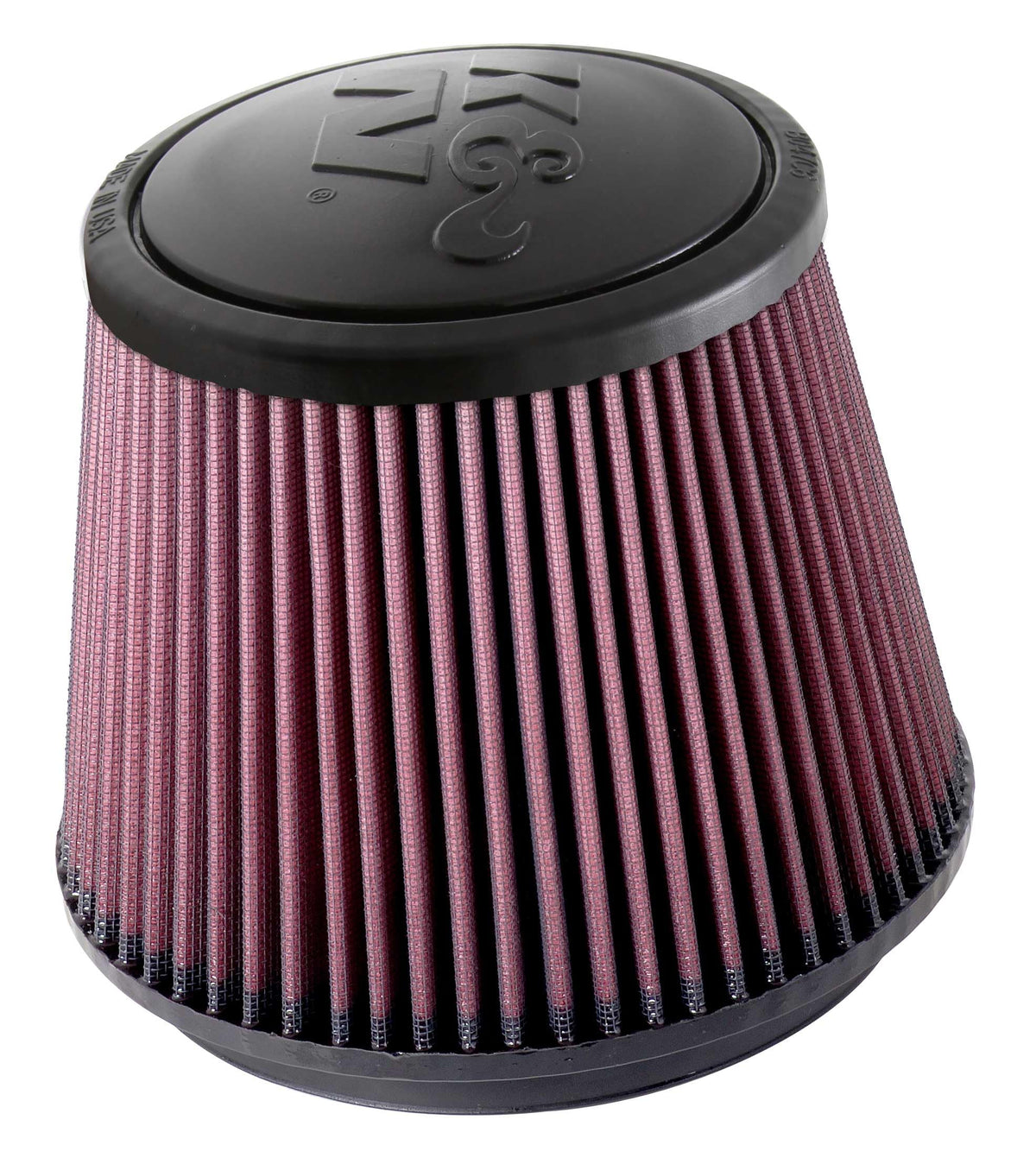 High-Flow Original Lifetime Universal Clamp-On Air Filter: High Performance by K&N – 6 In, Rubber, Model RU-5173