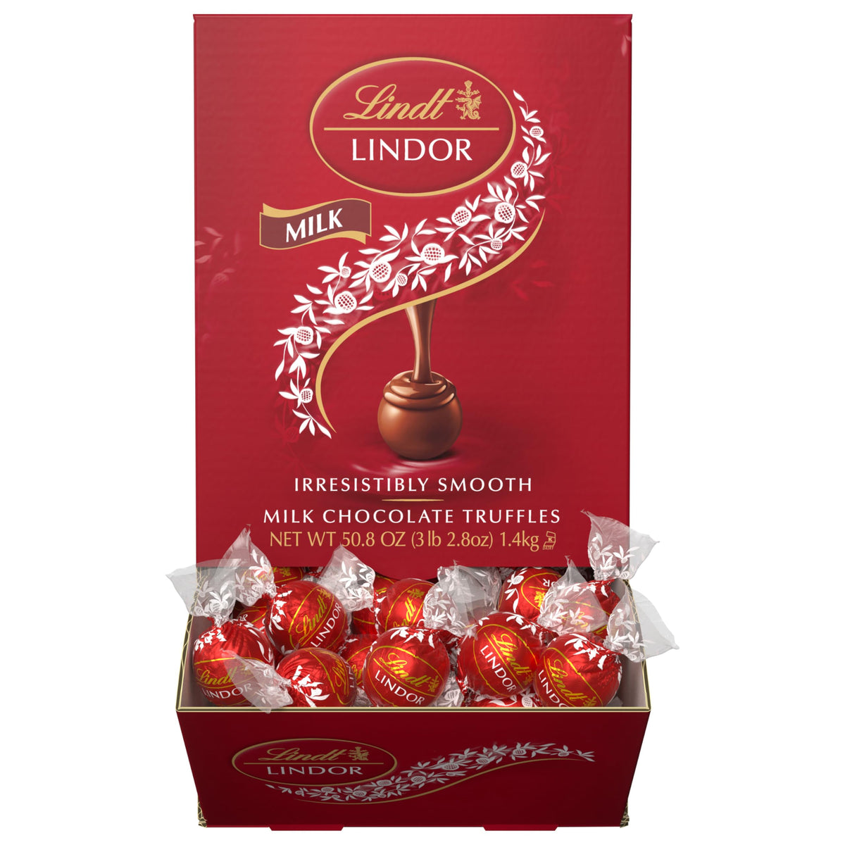 Lindt Milk Chocolate / 50.8 Ounce (Pack of 1) / Milk Chocolate Truffles Assortment Boxes