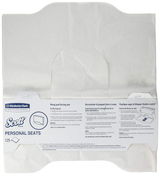 Scott 07140 Personal Seats Sanitary Toilet Seat Covers, 15" X 18", 125/pack, 3000/carton