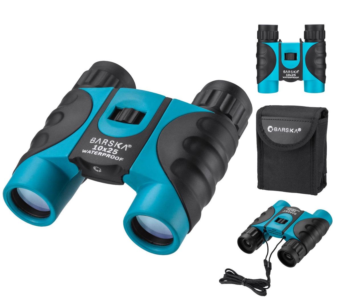 Barska One Size / 10x25 / Blue Binoculars