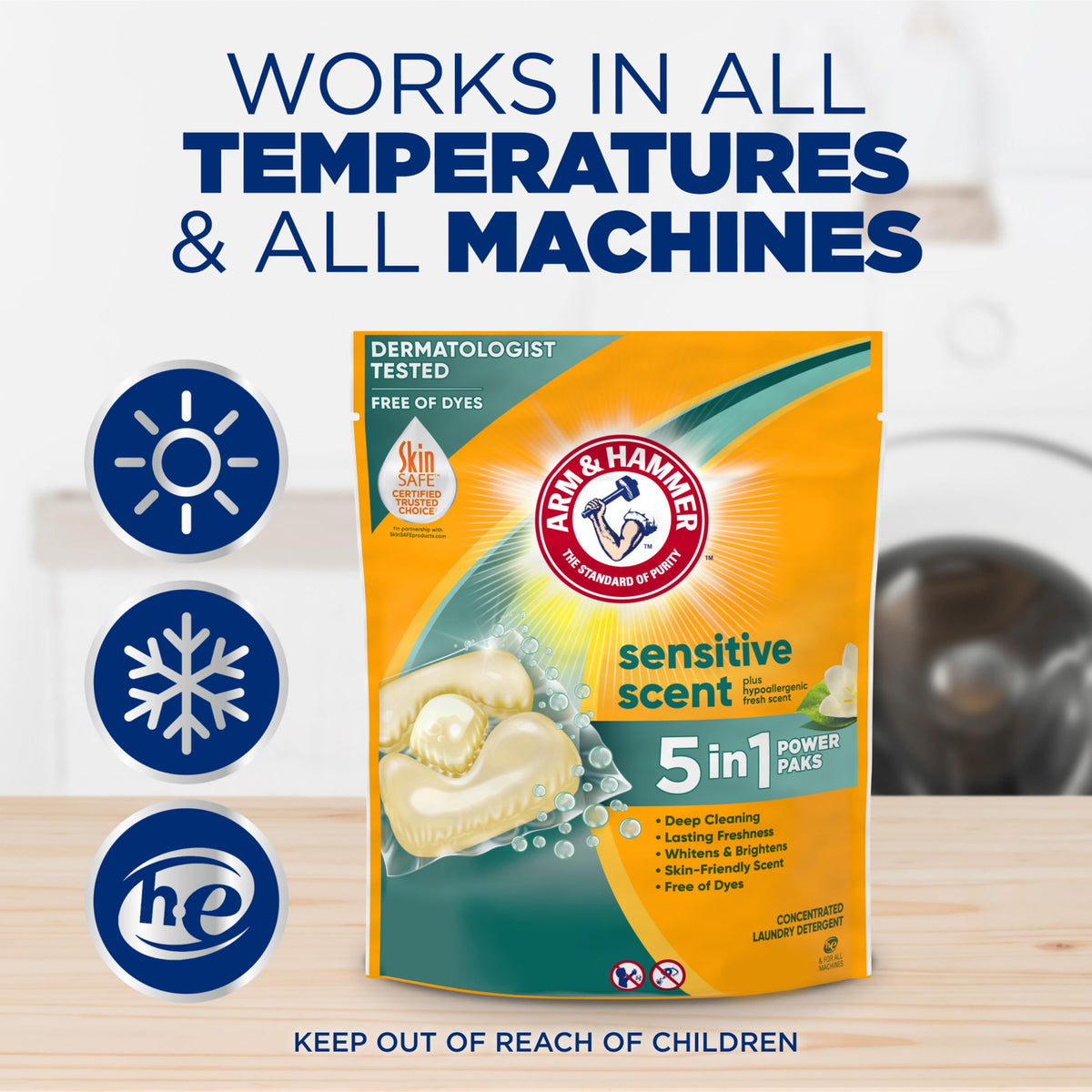 Arm & Hammer 42 Count (Pack of 1) / Fresh Scent / 1 Detergent Pacs & Tablets