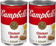 Campbell's Condensed Chicken Broth, 10.5 oz Can (Pack of 2)