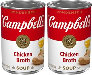 Campbell's Condensed Chicken Broth, 10.5 oz Can (Pack of 2)