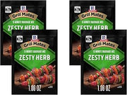 McCormick Grill Mates Zesty Herb Marinade Mix, 1.06 oz (Pack of 4)