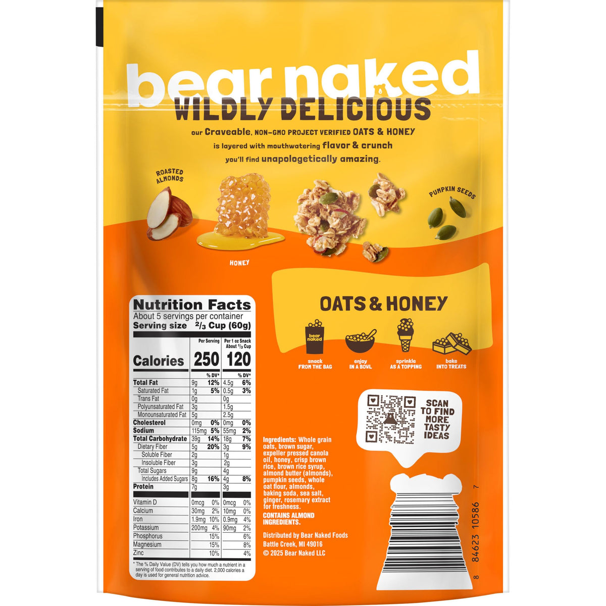 Bear Naked 11 Ounce (Pack of 1) / 1 Breakfast Foods