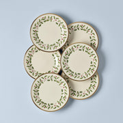 Lenox Holiday Porcelain Salad Plates, 8 Inch, Set of 6