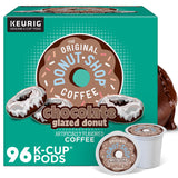 Coffee Chocolate Glazed Donut Keurig Single-Serve K-Cup Pods by The Original Donut Shop – 96 Count (Pack of 1), Model 5000346394-96