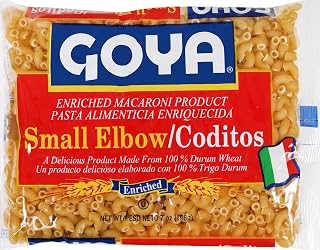 Goya Small Elbow Enriched Macaroni Pasta, 7 Ounce
