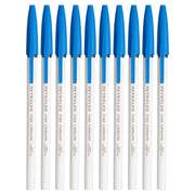 045 Ball Pen # Blue (50 Pcs. / Box) by Reynolds – 1 Count (Pack of 50), Plastic, Blue, Pack of 50, Model 045 - Blue