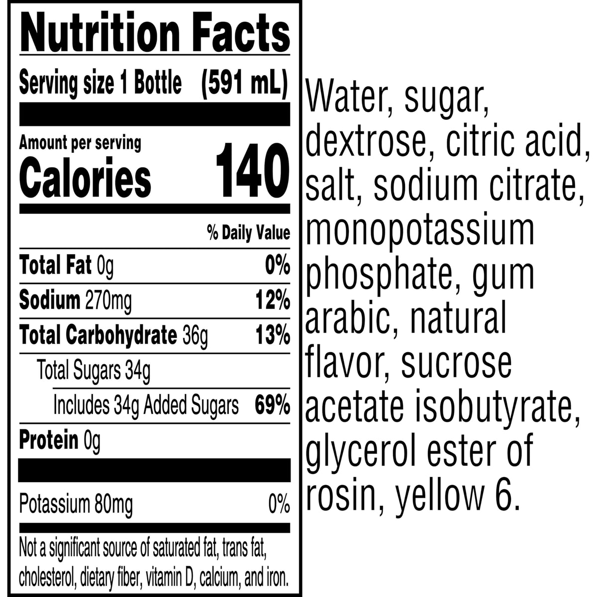 Gatorade orange / 20 Fl Oz (Pack of 8) / 1 Sports Drinks