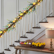 6 FT by NEROSUN – 1 Pack, Plastic, Green, Model Easter Egg Garland