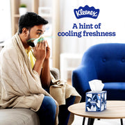 COOLTOUCH FACIAL TISSUE UPRIGHT by Kleenex – 50 Count (Pack of 1), Paper, Blue, Model 56522