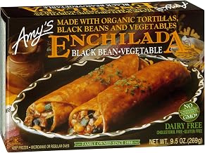 Amy's Black Bean & Vegetable Enchilada, Organic, 9.5-Ounce Boxes (Pack of 12)