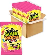 SOUR PATCH KIDS Lemonade Fest Soft & Chewy Gummy Candy, Bulk Candy, 12 Bags