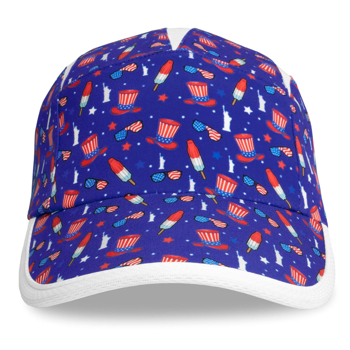 Patriotic USA Running Hat by Headsweats – Polyester, Navy/Usa, Model HU77100069-400