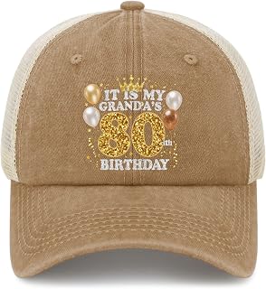 ITIS MYGRANDA'S 80ith Birthday Hat Trucker Hat Women Dad Hats Funny Gifts